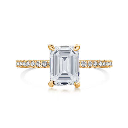 [Love More]2.0 Carat Scintillating Ornate Radiant Cut Party Ring