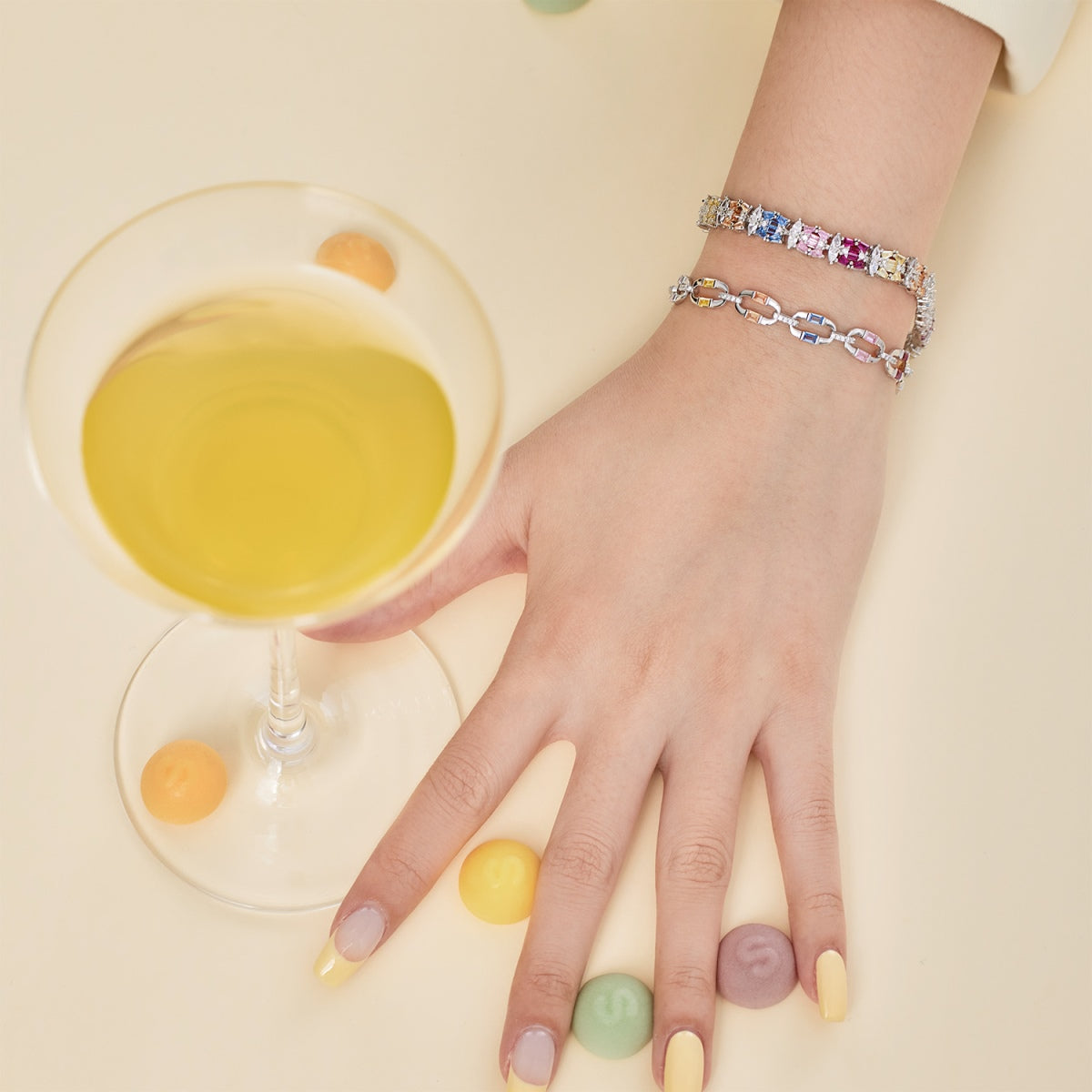 [Love More]Dazzling Colorful Daily Bracelet