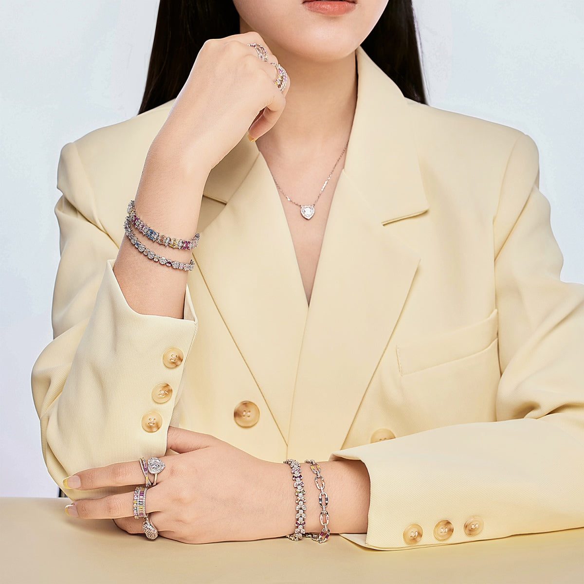 [Love More]Dazzling Colorful Daily Bracelet