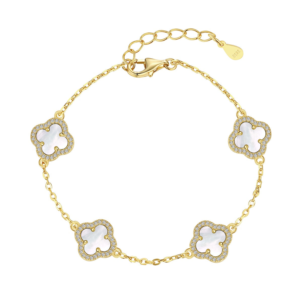 [Love More]Four-Leaf Clover Exquisite Bracelet