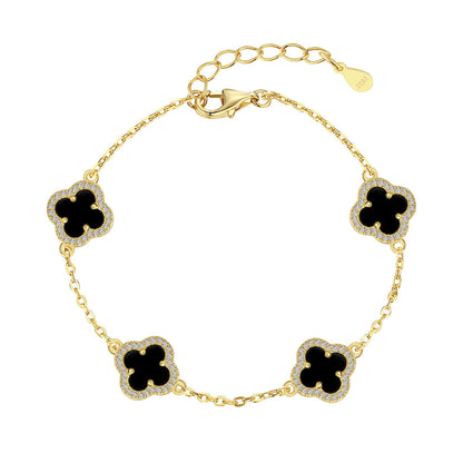 [Love More]Four-Leaf Clover Exquisite Bracelet