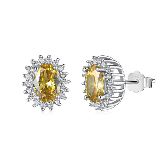 [Love More]Delicate Radiant Oval Cut Daily Earrings