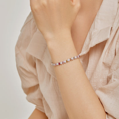 [Love More]Radiant Colorful Round Shape Daily Bracelet