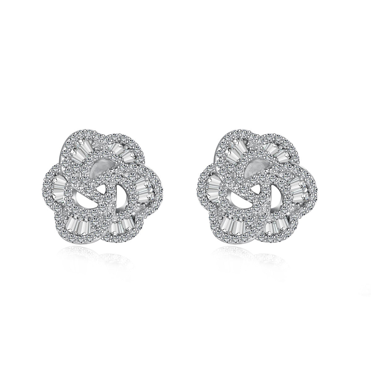 [Love More]Exquisite Flower Shape Daily Earrings