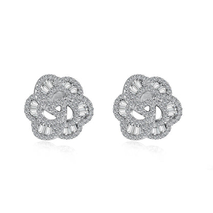 [Love More]Exquisite Flower Shape Daily Earrings