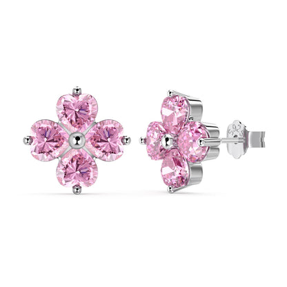 [Love More]Four-Leaf Clover Ball Earrings