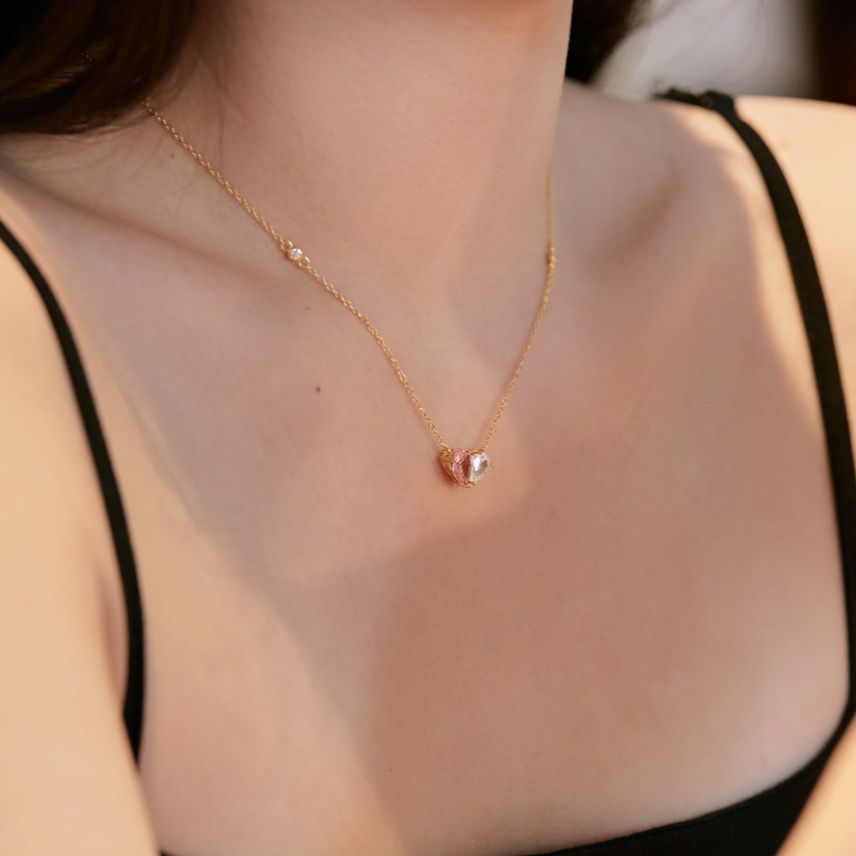 [Love More]Unique Heart Shape Necklace