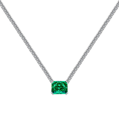 [Love More]4.0 Carat Elegant Radiant Cut Necklace
