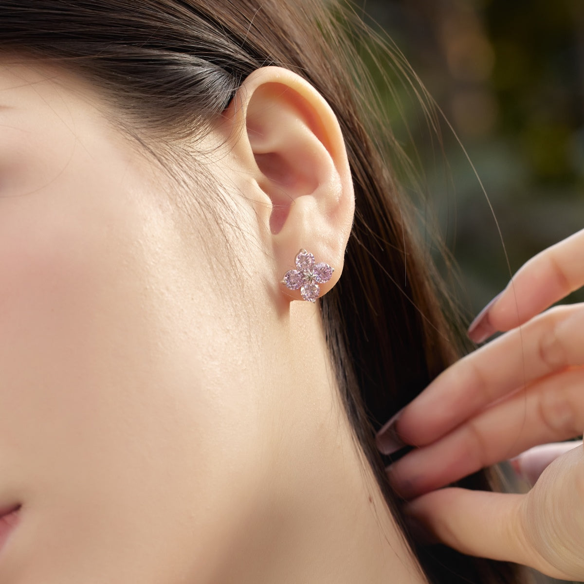 [Love More]Four-Leaf Clover Eight-Pointed Star Earrings