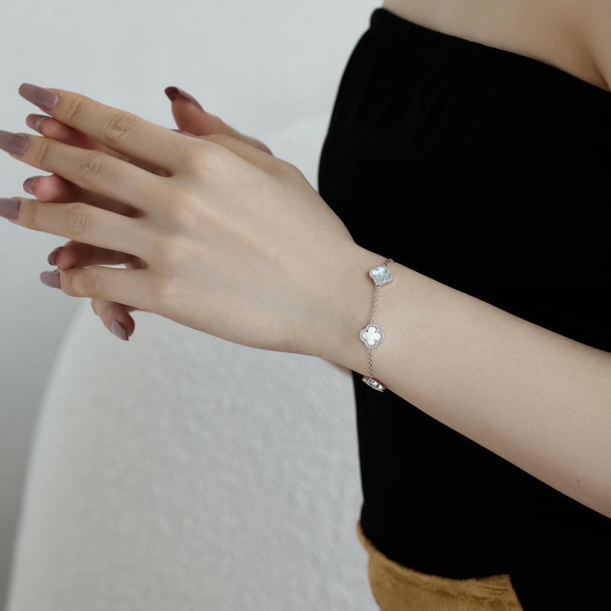 [Love More]Four-Leaf Clover Exquisite Bracelet
