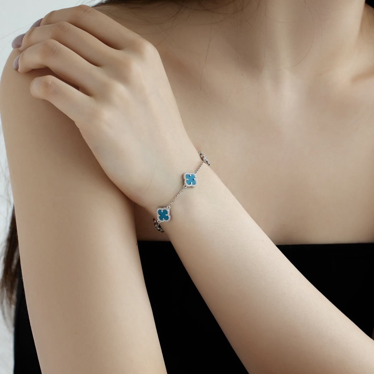 [Love More]Four-Leaf Clover Exquisite Bracelet
