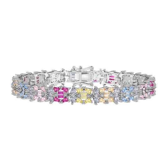 [Love More]Delicate Colorful Multi Cut Party Bracelet