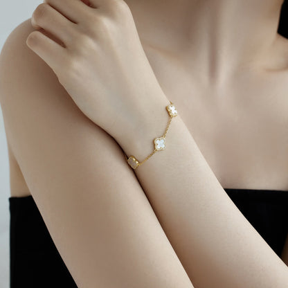[Love More]Four-Leaf Clover Exquisite Bracelet