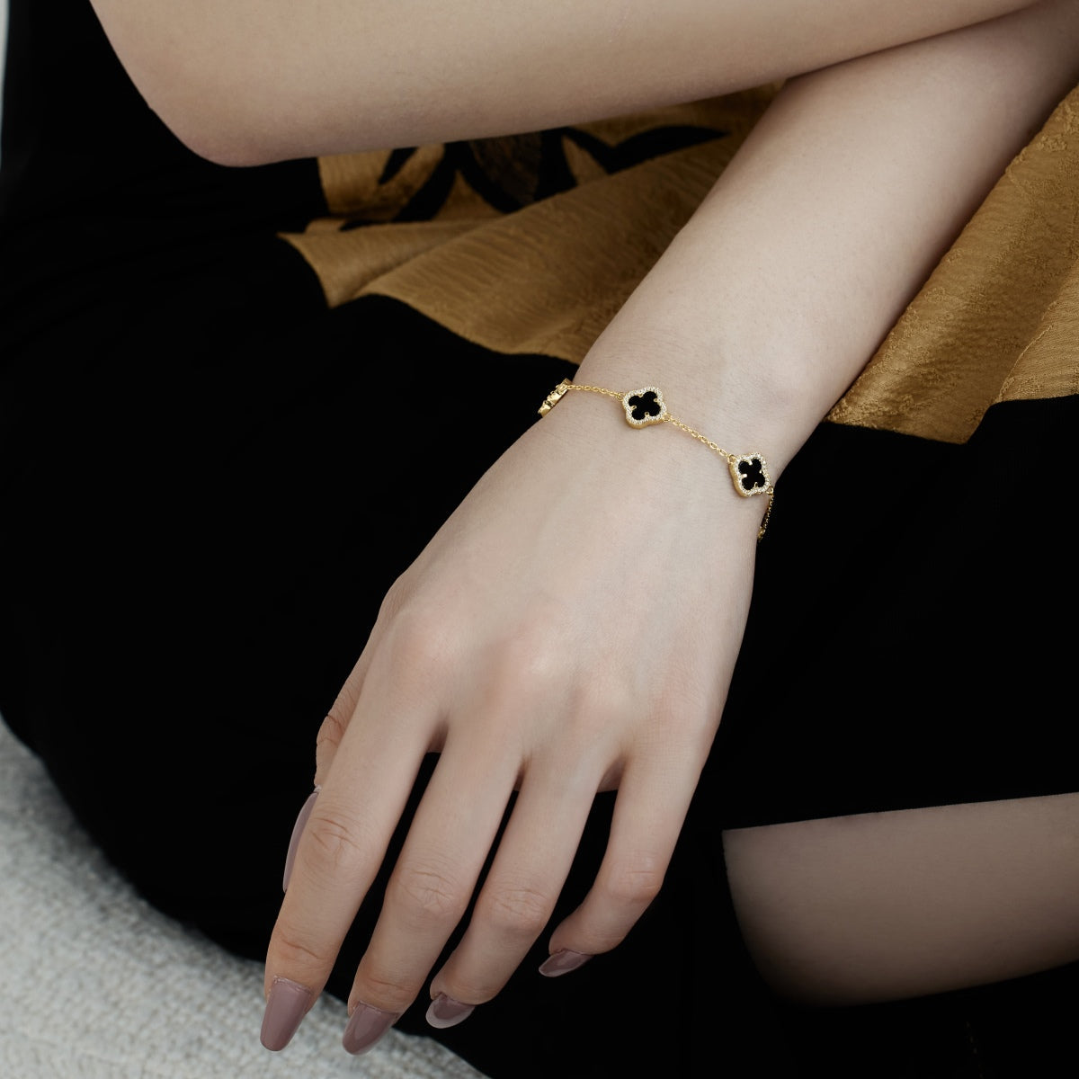 [Love More]Four-Leaf Clover Exquisite Bracelet