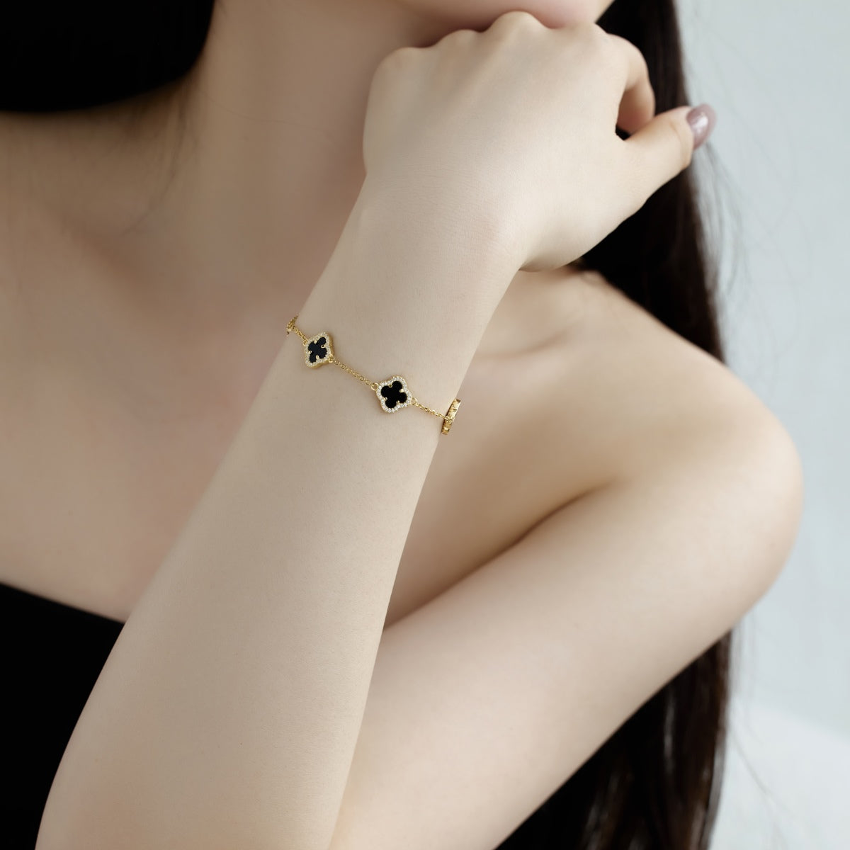 [Love More]Four-Leaf Clover Exquisite Bracelet
