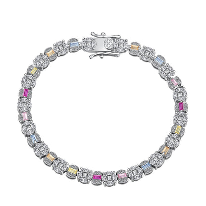 [Love More]Dazzling Radiant Multi Cut Daily Bracelet