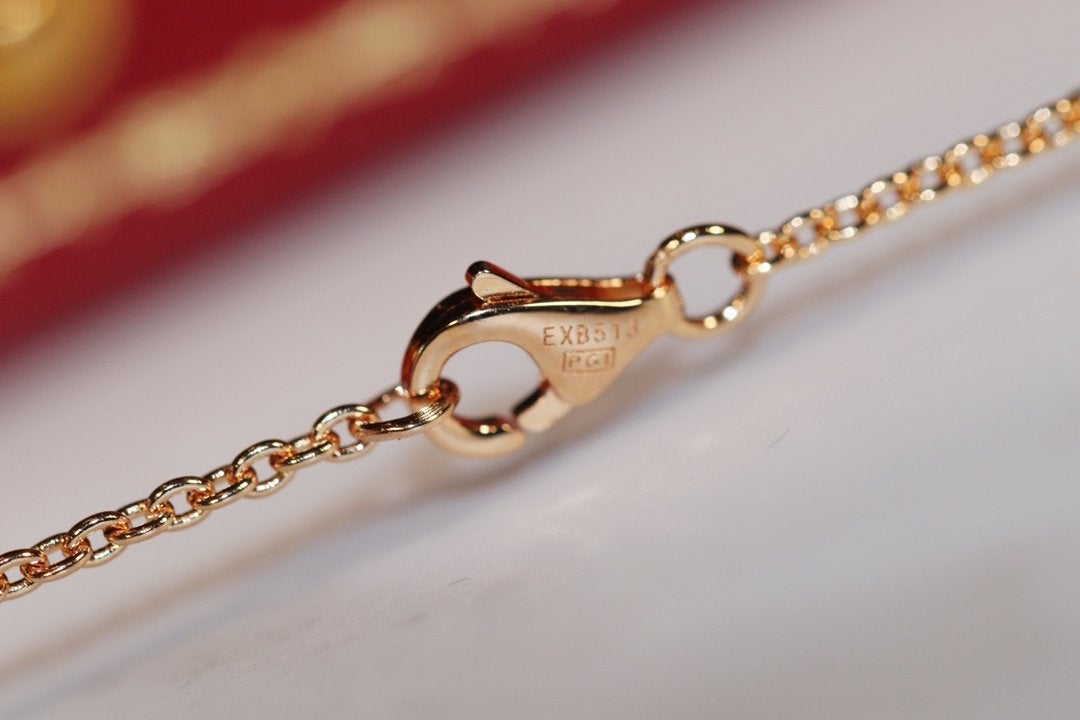 [Love More]LOVE NECKLACE PINK GOLD AND SILVER