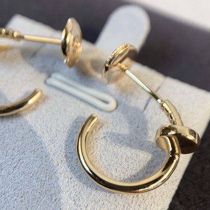 [Love More]JUSTE EARRINGS PINK GOLD