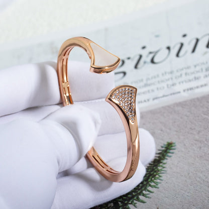 [Love More]DREAM BRACELET OPEN PINK GOLD MOP DIAMOND