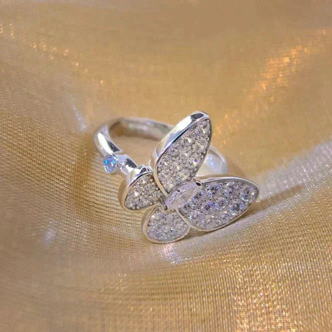 [Love More]BUTTERFLY DIAMOND RING