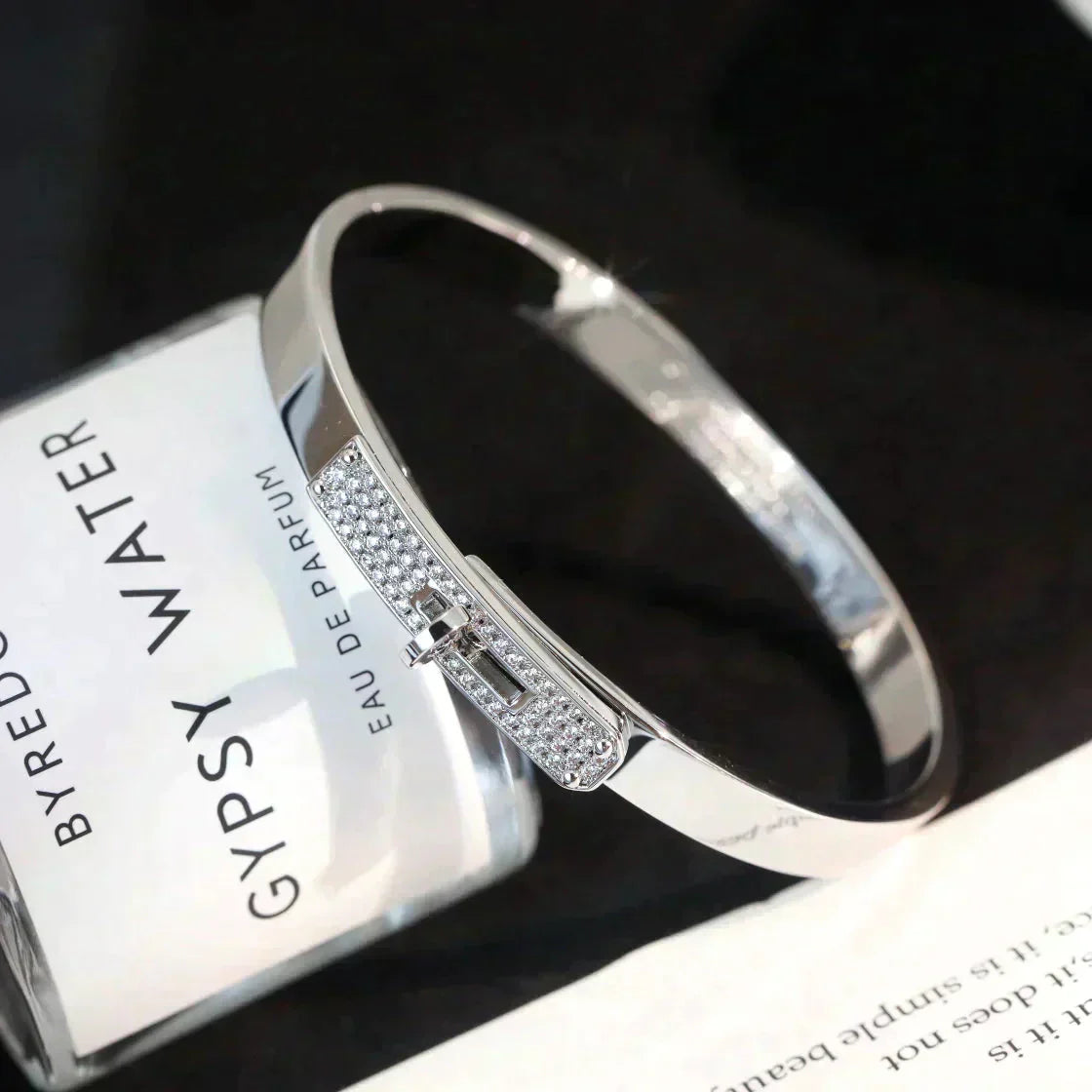 [Love More]KELLY SILVER DIAMOND BRACELET