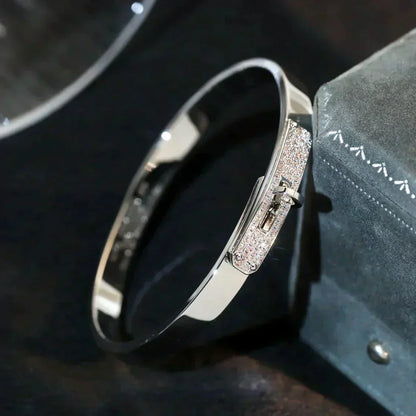 [Love More]KELLY SILVER DIAMOND BRACELET
