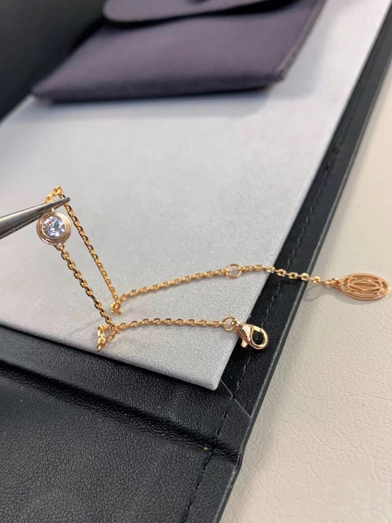 [Love More]DAMOUR DIAMOND LINK BRACELET