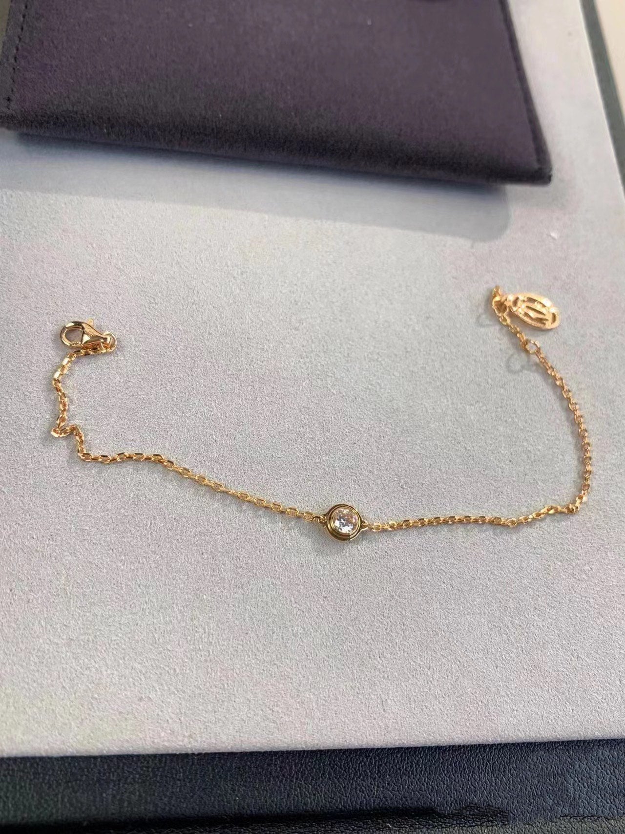 [Love More]DAMOUR DIAMOND LINK BRACELET