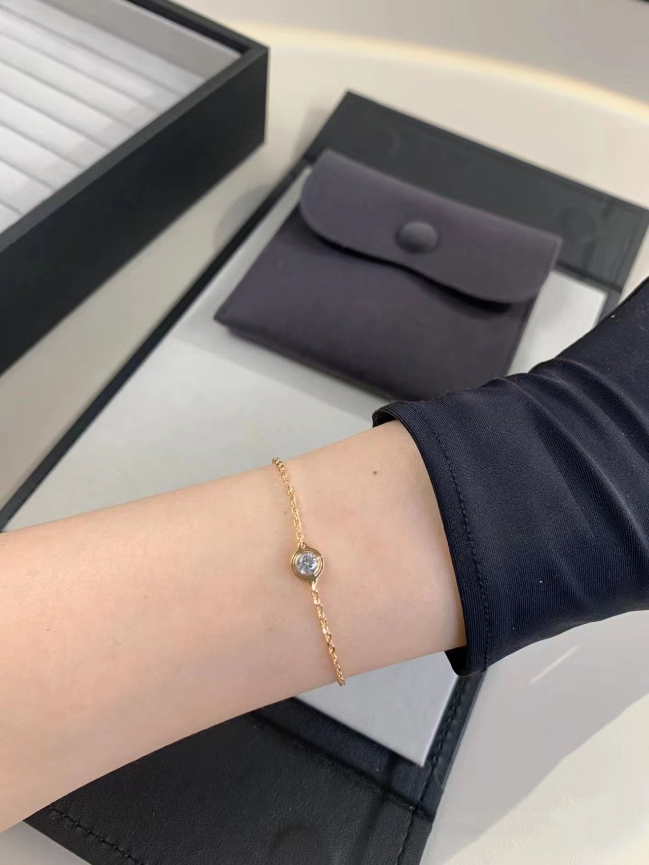 [Love More]DAMOUR DIAMOND LINK BRACELET