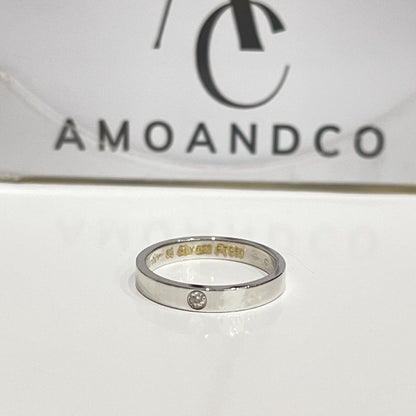 [Love More]LOVE RING 4MM 1 DIAMOND