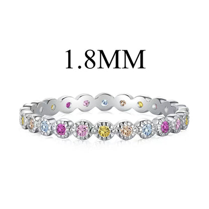 [Love More]Unique Scintillating Round Cut Daily Ring