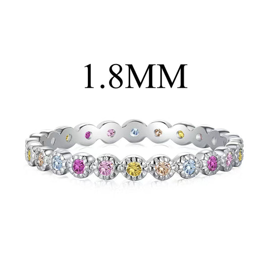 [Love More]Unique Scintillating Round Cut Daily Ring