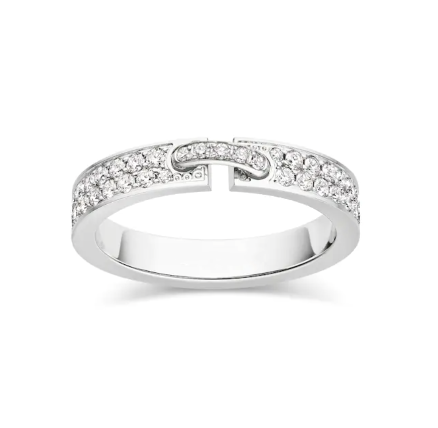 [Love More]ALLIANCE LIENS VIDENCE PAVED DIAMOND 4MM RING
