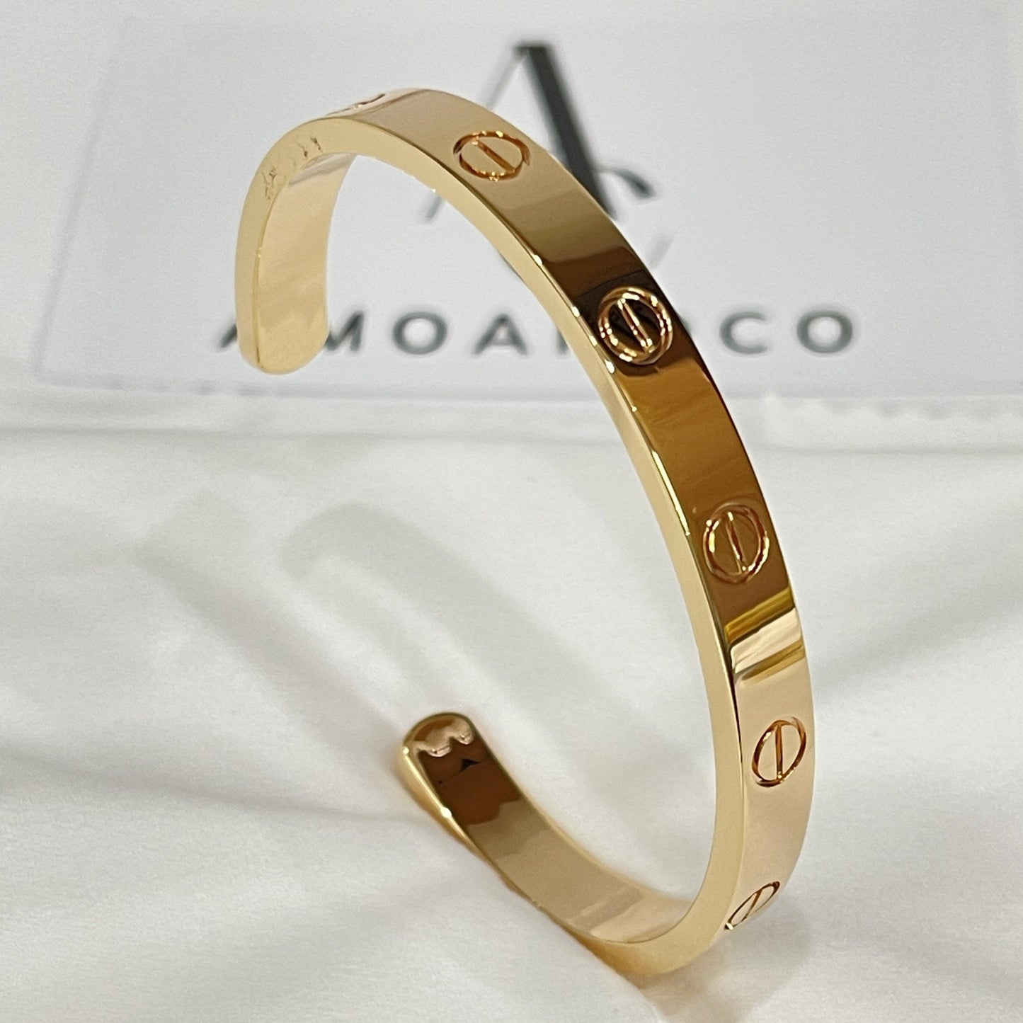 [Love More]LOVE BRACELET 6.1MM OPEN CUFF