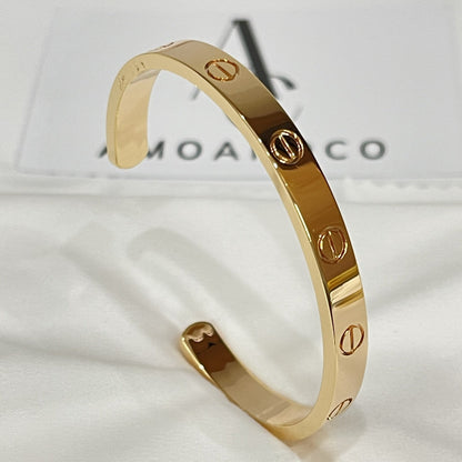 [Love More]LOVE BRACELET 6.1MM OPEN CUFF