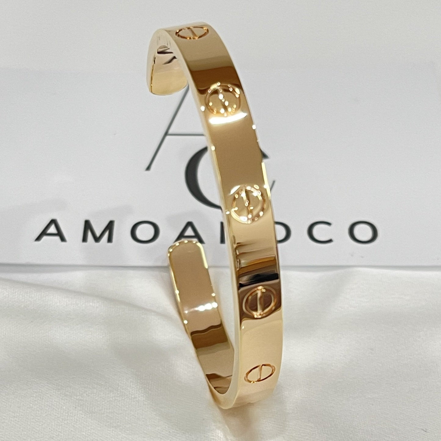 [Love More]LOVE BRACELET 6.1MM OPEN CUFF