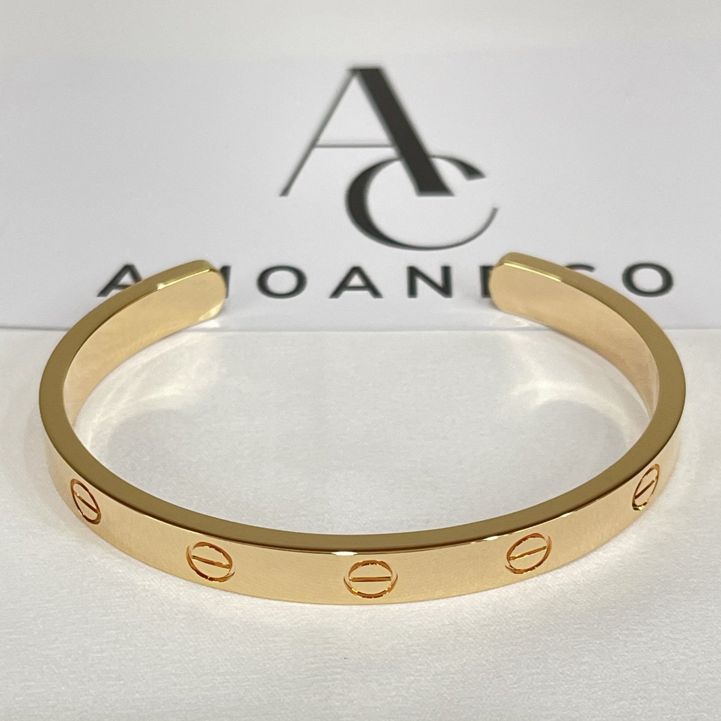 [Love More]LOVE BRACELET 6.1MM OPEN CUFF