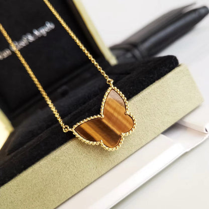 [Love More] TIGER__ EYE BUTTERFLY NECKLACE