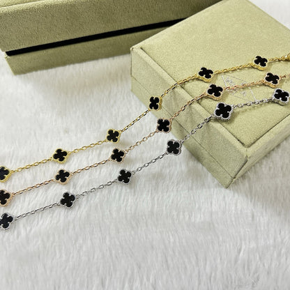 [Love More]CLOVER 6 MOTIF  ONYXS BRACELET