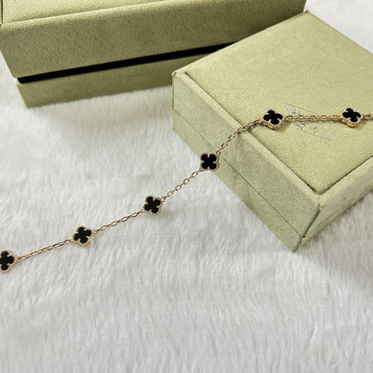 [Love More]CLOVER 6 MOTIF  ONYXS BRACELET