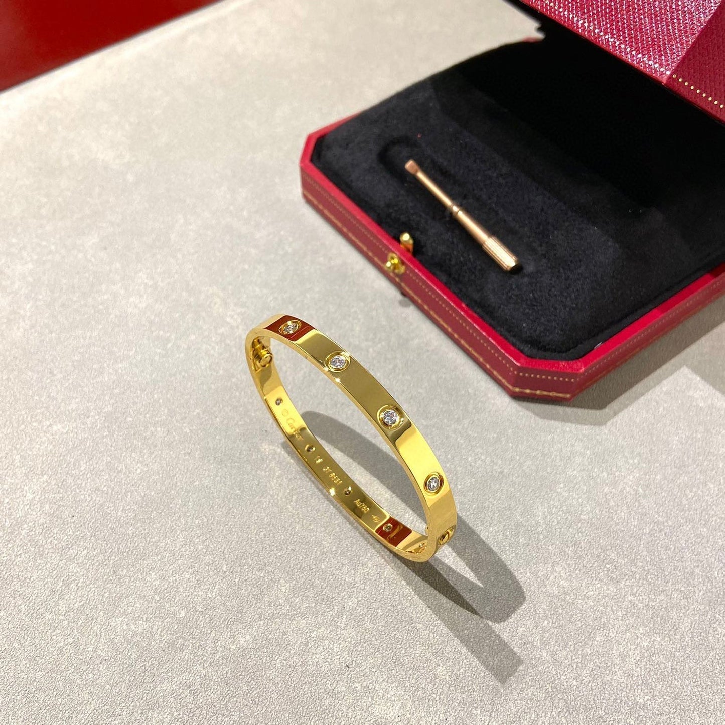 [Love More]LOVE BRACELET 6.1MM 10 DIAMONDS