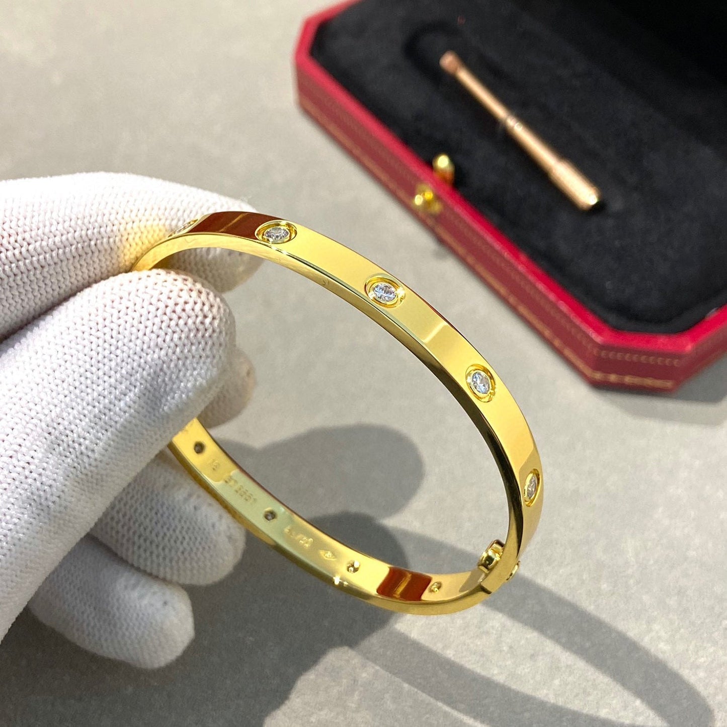 [Love More]LOVE BRACELET 6.1MM 10 DIAMONDS