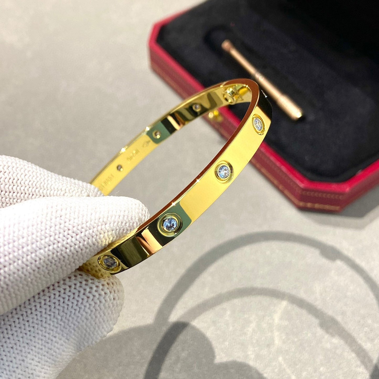 [Love More]LOVE BRACELET 6.1MM 10 DIAMONDS