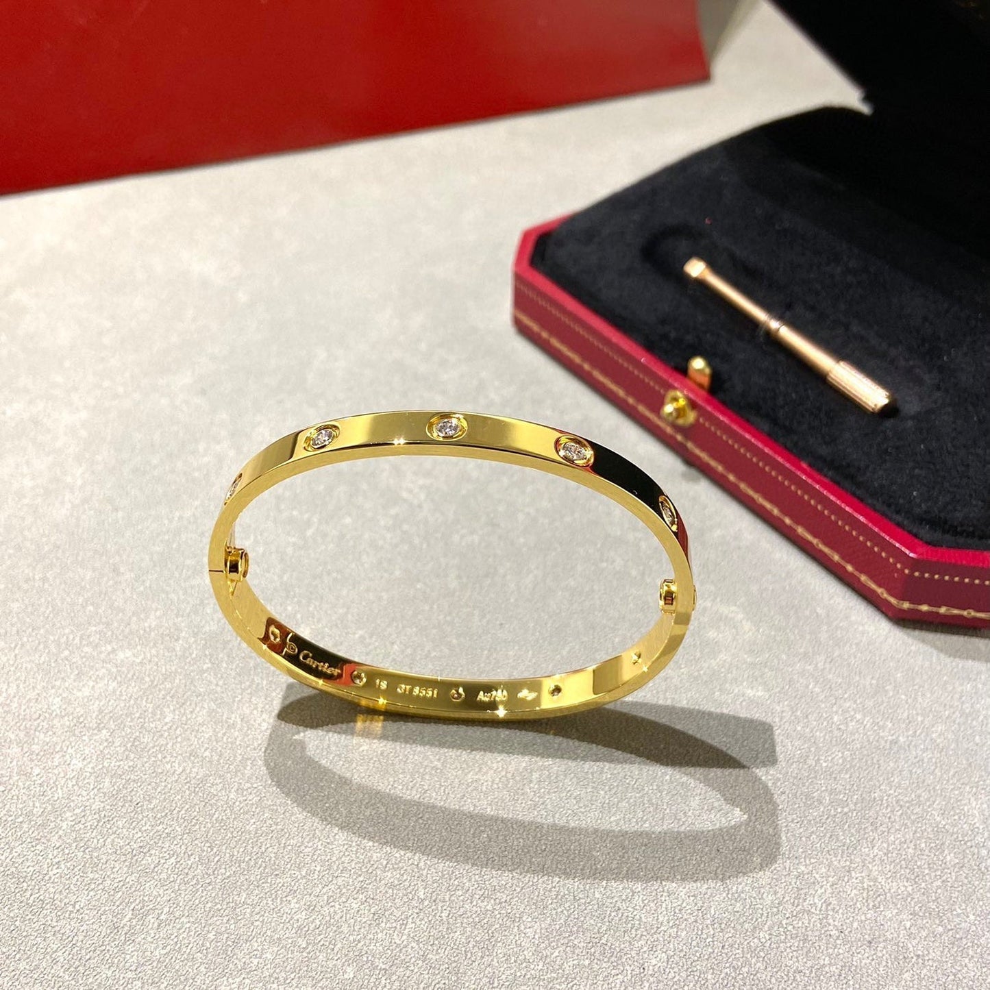 [Love More]LOVE BRACELET 6.1MM 10 DIAMONDS