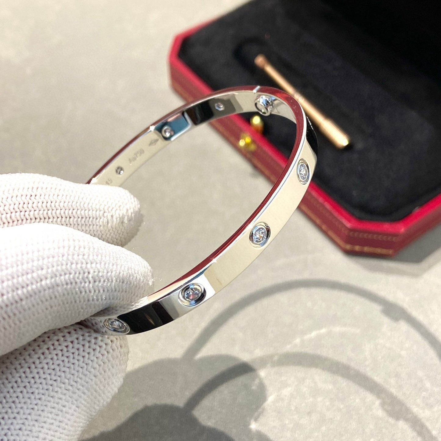 [Love More]LOVE BRACELET 6.1MM 10 DIAMONDS
