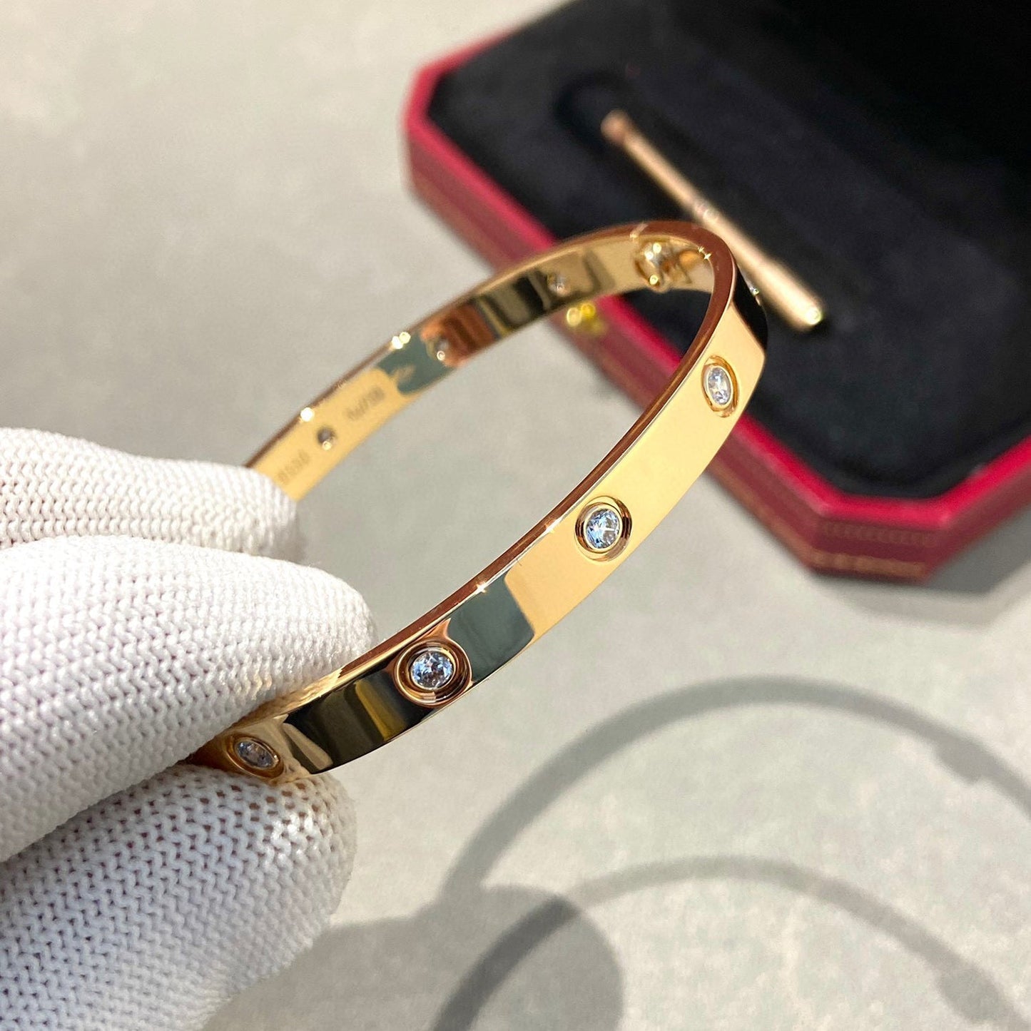 [Love More]LOVE BRACELET 6.1MM 10 DIAMONDS