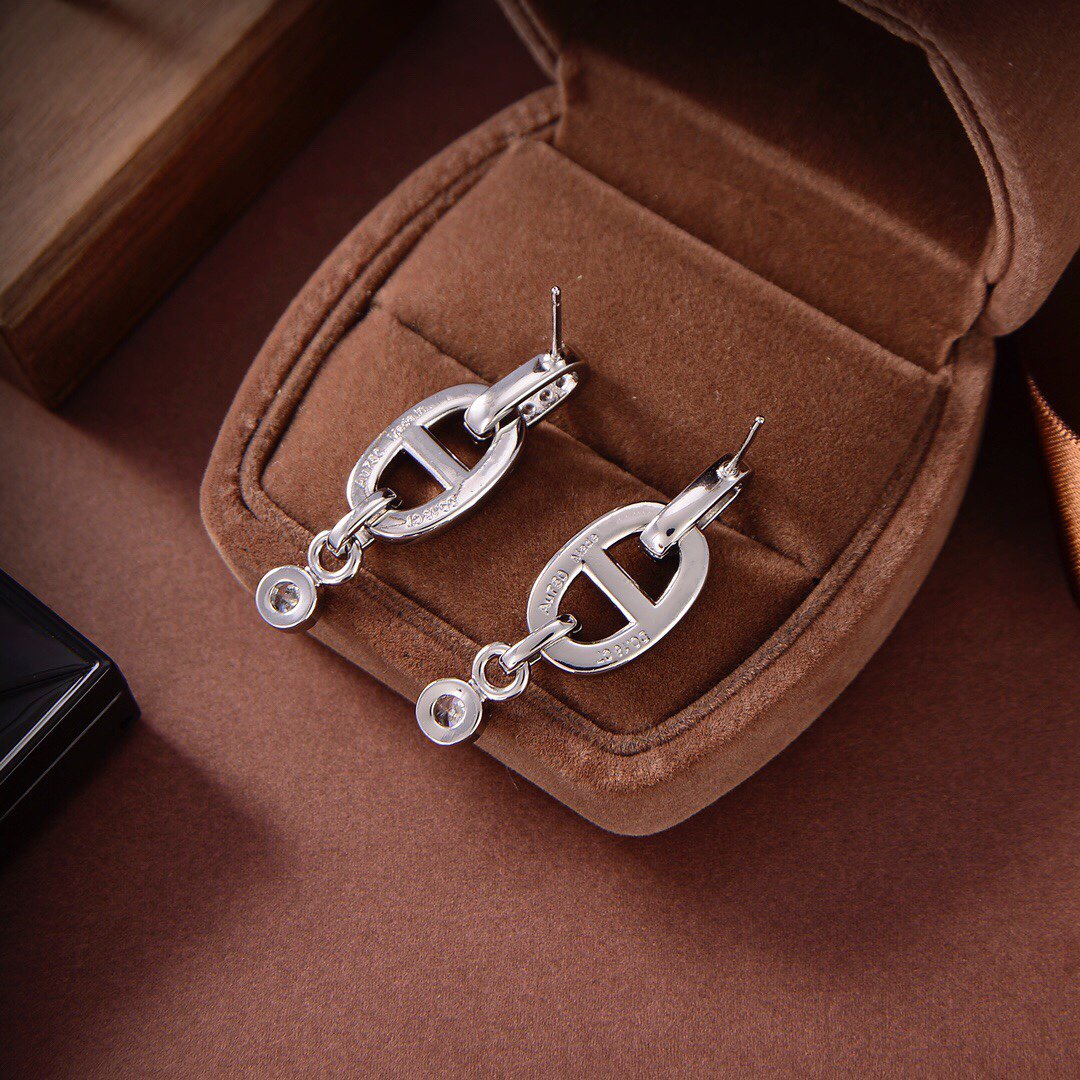 [Love More]HM CHAINE DIAMOND EARRINGS