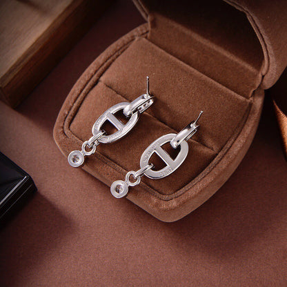 [Love More]HM CHAINE DIAMOND EARRINGS