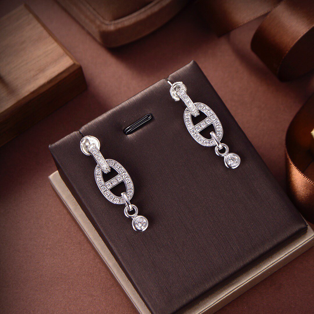 [Love More]HM CHAINE DIAMOND EARRINGS