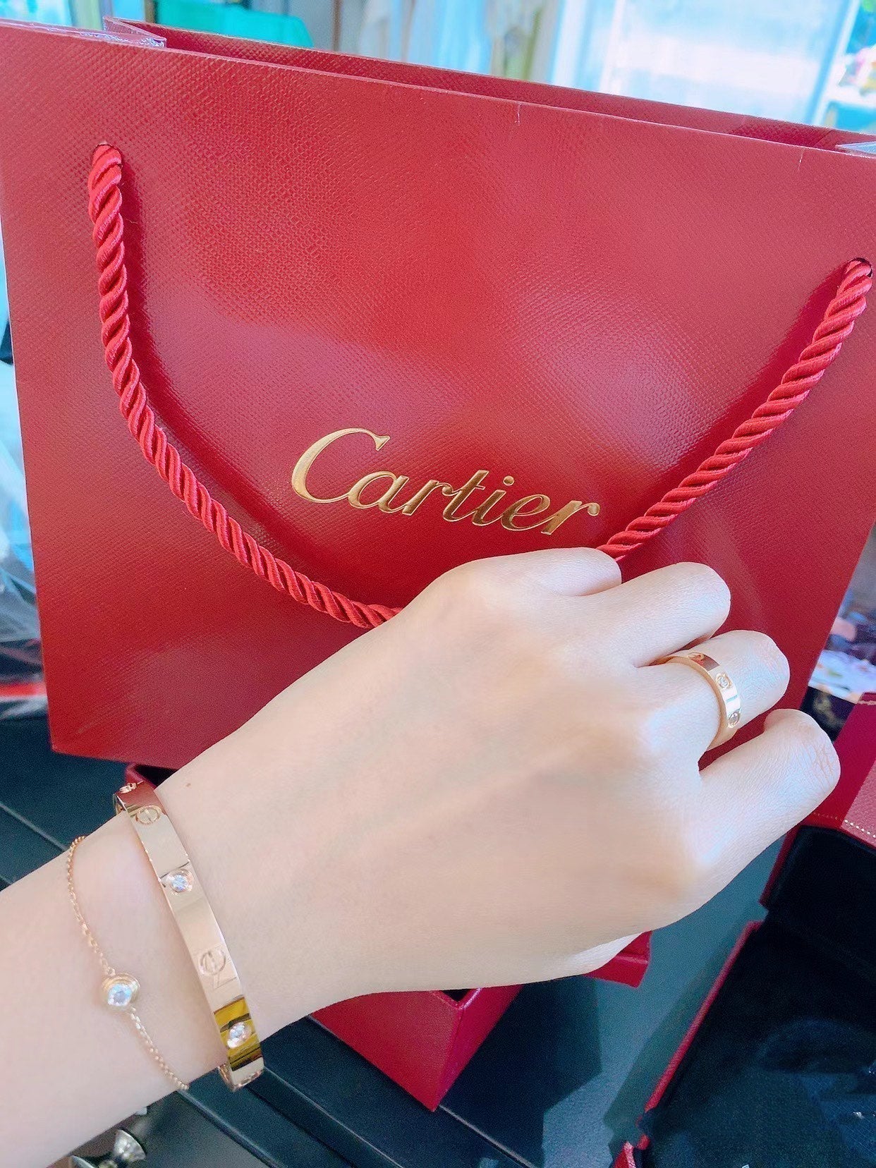 [Love More]DAMOUR DIAMOND LINK BRACELET